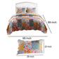 2 Piece Twin Quilt Set with Floral Print Multicolor By Casagear Home BM245654