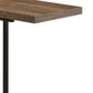 Side Table with Plugin and Cantilever Base Dark Brown By Casagear Home BM245910