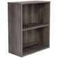 Small Bookcase with 1 Adjustable Shelf Taupe Brown By Casagear Home BM248082