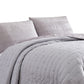 Veria 3 Piece King Quilt Set with Channel Stitching The Urban Port Orchid By Casagear Home BM250001