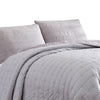 Veria 3 Piece King Quilt Set with Channel Stitching The Urban Port Orchid By Casagear Home BM250001