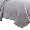 Veria 3 Piece King Quilt Set with Channel Stitching The Urban Port Orchid By Casagear Home BM250001