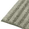 Veria 2 Piece Bath Mat with Textured Loops Details The Urban Port Sage Green By Casagear Home BM250099