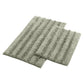 Veria 2 Piece Bath Mat with Textured Loops Details The Urban Port, Sage Green By Casagear Home