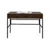 Writing Desk with Lift Top Storage and USB Plugin Brown By Casagear Home BM250369