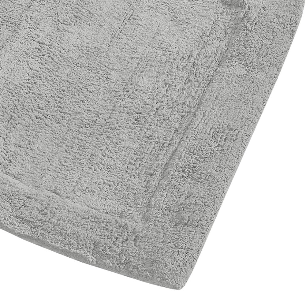 Veria 2 Piece Bath Mat with BATH Sculpted Details The Urban Port Gray By Casagear Home BM250886