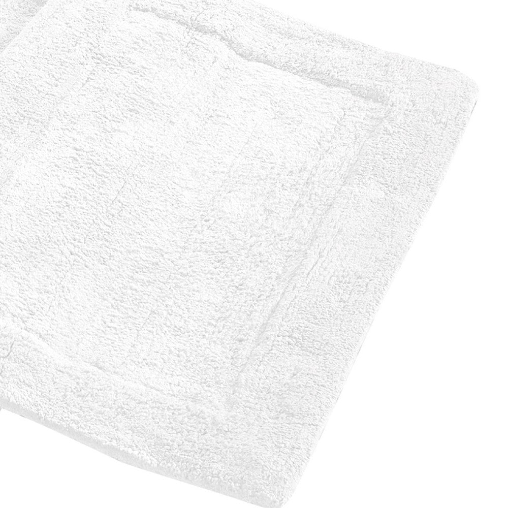 Veria 2 Piece Bath Mat with RELAX Sculpted Details The Urban Port White By Casagear Home BM250892