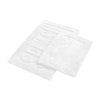 Veria 2 Piece Bath Mat with SPLASH Sculpted Details, The Urban Port, White By Casagear Home