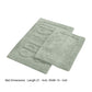 Veria 2 Piece Bath Mat with SPLASH Sculpted Details The Urban Port Green By Casagear Home BM250898