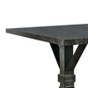 Dining Table With Trestle Base Antique Black By Casagear Home BM252458