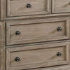 Dresser with 1 Hidden Drawer and Weathered Look Gray By Casagear Home BM252503