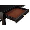 Writing Desk with 3 Drawers and Angled Legs Black By Casagear Home BM261884