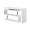 48 Inch Writing Desk with Swivel Open Shelf White By Casagear Home BM262108