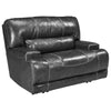 Wide Seat Manual Recliner with Track Arms, Gray By Casagear Home