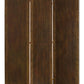 Metal 3 Panel Screen with Textured Nub Head Accent Borders Brown - BM26471 By Casagear Home BM26471