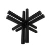 Accent Decor with Metal Double Jack Design Black By Casagear Home BM266275