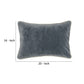 Rectangular Throw Pillow with Cotton Cover Gray By Casagear Home BM266530