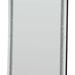 Floor Mirror with Faux Diamond Inlays and LED Trim Silver By Casagear Home BM268947