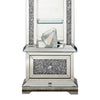 Mirrored Grandfather Clock with 4 Compartments Silver By Casagear Home BM269093