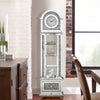 Mirrored Grandfather Clock with 4 Compartments Silver By Casagear Home BM269093