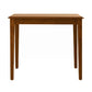 Nova 60 Inch Rectangular Dining Table Tapered Legs Rich Walnut Brown By Casagear Home BM274318