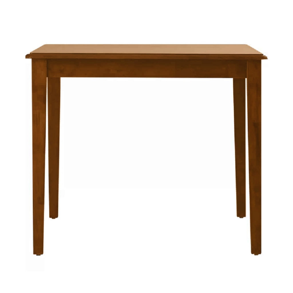 Nova 60 Inch Rectangular Dining Table Tapered Legs Rich Walnut Brown By Casagear Home BM274318