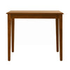 Nova 60 Inch Rectangular Dining Table Tapered Legs Rich Walnut Brown By Casagear Home BM274318