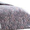 Tyler 8 Piece Microfiber Queen Bed Set Floral Print The Urban Port Gray By Casagear Home BM277013