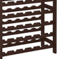 Naomi 39 Inch 7 Tier Wine Rack Bamboo Frame 42 Bottles Espresso Brown By Casagear Home BM277145