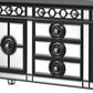 Luna 68 Inch Sideboard Buffet Console Cabinet Mirrored 6 Drawers Black By Casagear Home BM279096