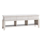 60 Inch Modern TV Media Entertainment Console 3 Drawers Wood White Oak By Casagear Home BM279749