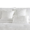 Jay 7 Piece King Comforter Set Polyester Velvet Deluxe Texture White By Casagear Home BM283891