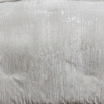 Jay 7 Piece King Comforter Set Polyester Velvet Deluxe Texture White By Casagear Home BM283891