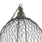 Set of 2 Hanging Candle Holders Wire Mesh Vintage Inspired Bronze Iron By Casagear Home BM284958