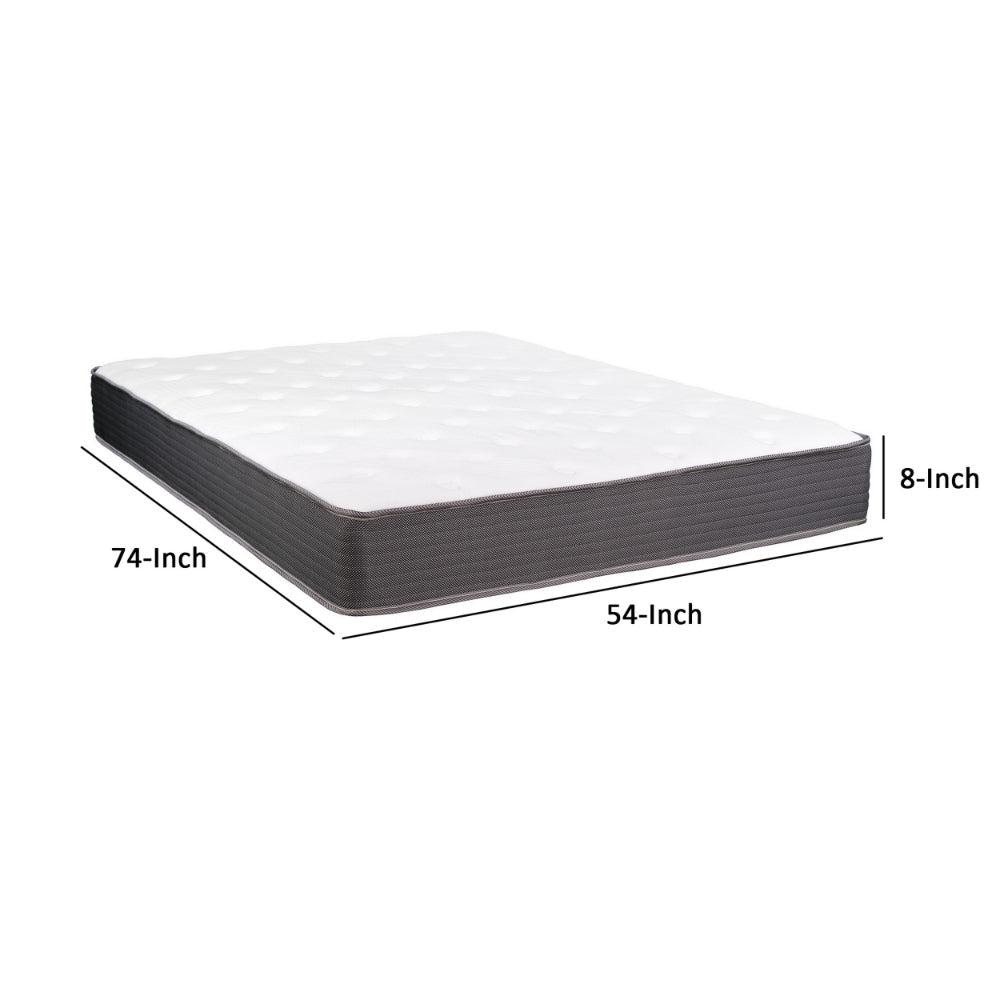 Cari 8 Inch Hybrid Full Size Mattress Cool Gel Memory Foam Pocket Coil By Casagear Home BM286351