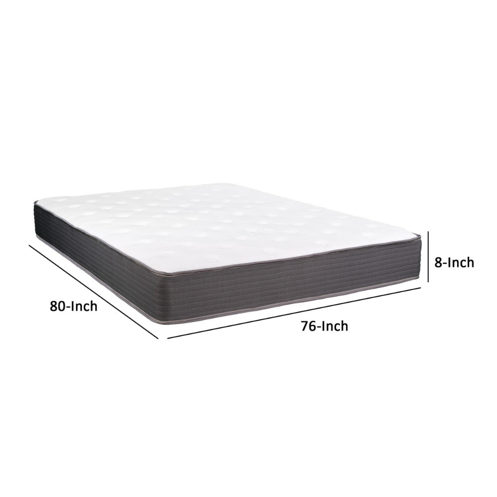 Cari 8 Inch Hybrid King Size Mattress Cool Gel Memory Foam Pocket Coil By Casagear Home BM286352