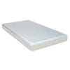 Que 6 Inch Twin Size Memory Foam Mattress Gel Infused Fabric Upholstery By Casagear Home BM286439