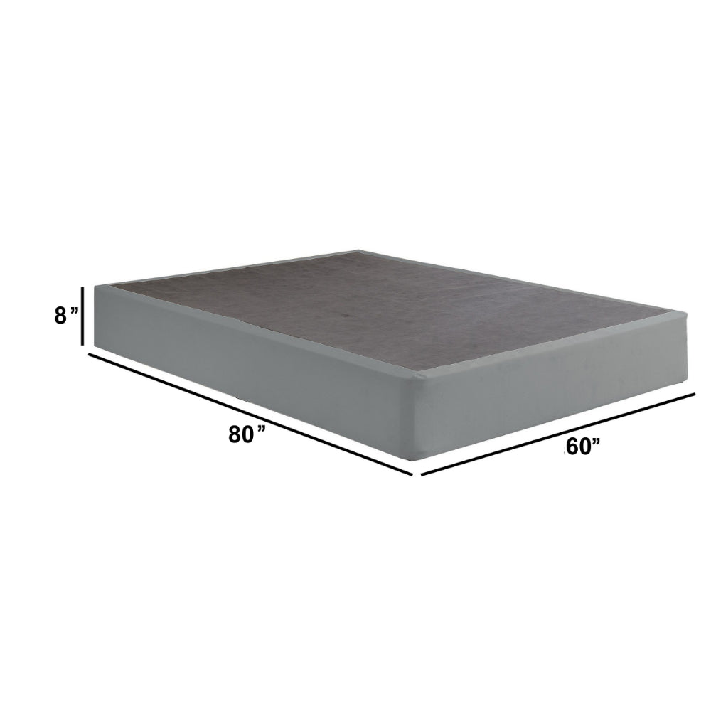 Dio 9 Inch Queen Folding Mattress Foundation Base Polyester Metal Frame By Casagear Home BM286446