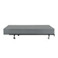 Dio 9 Inch Twin Folding Mattress Foundation Base Polyester Metal Frame By Casagear Home BM286447