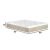 Gery 14 Inch Queen Size Cool Gel Mattress Memory and PU Foam High Comfort By Casagear Home BM286464