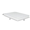 Sofi 6 Inch Full Size Reversible Mattress Double Quilting PU Foam Core By Casagear Home BM286465