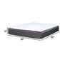 Cari 10 Inch Memory Foam Hybrid Queen Mattress Gel Infused Pocket Coil By Casagear Home BM286500