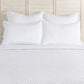 Kahn 26 Inch Hand Stitched Soft Sateen Euro Pillow Sham Cotton Fill White By Casagear Home BM293251