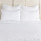 Kahn Hand Quilted Lumbar King Size Pillow Sham Self Binding Matte White By Casagear Home BM293256