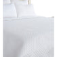 Kahn Hand Quilted Lumbar King Size Pillow Sham Self Binding Matte White By Casagear Home BM293256