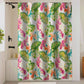 Porto 72 Inch Shower Curtain Tropical Palm Leaves Vibrant Blue and Green By Casagear Home BM293427