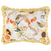 Kelsa Set of 2 Standard and King Floral Pillow Sham Set Polyester Gold By Casagear Home BM293429