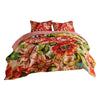 Dahl 3 Piece Queen Quilt Set 2 Pillow Shams Polyester Fill Multicolor By Casagear Home BM293432