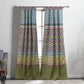 Kaw Set of 2 Panel Curtains Multicolor Geometric Patterns Polyester By Casagear Home BM293433