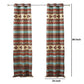 Tagus 84 Inch Window Curtains Southwest Motifs Grommets Microfiber By Casagear Home BM293466